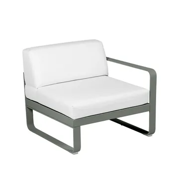 Bellevie Right modulsofa - Rosemary (grønn)-off-white pute-1-sete - Fermob