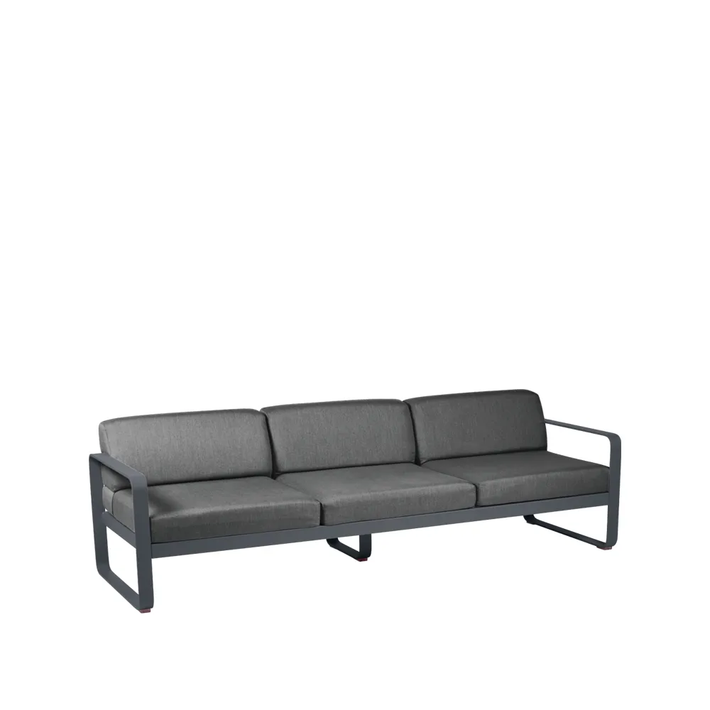 Bellevie sofa, 3-seters Anthracite, graphite grey pute Fermob