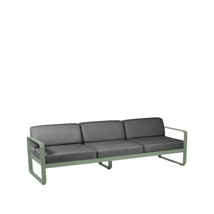 Bellevie sofa - 3-seters Cactus (grønn), graphite grey pute - Fermob