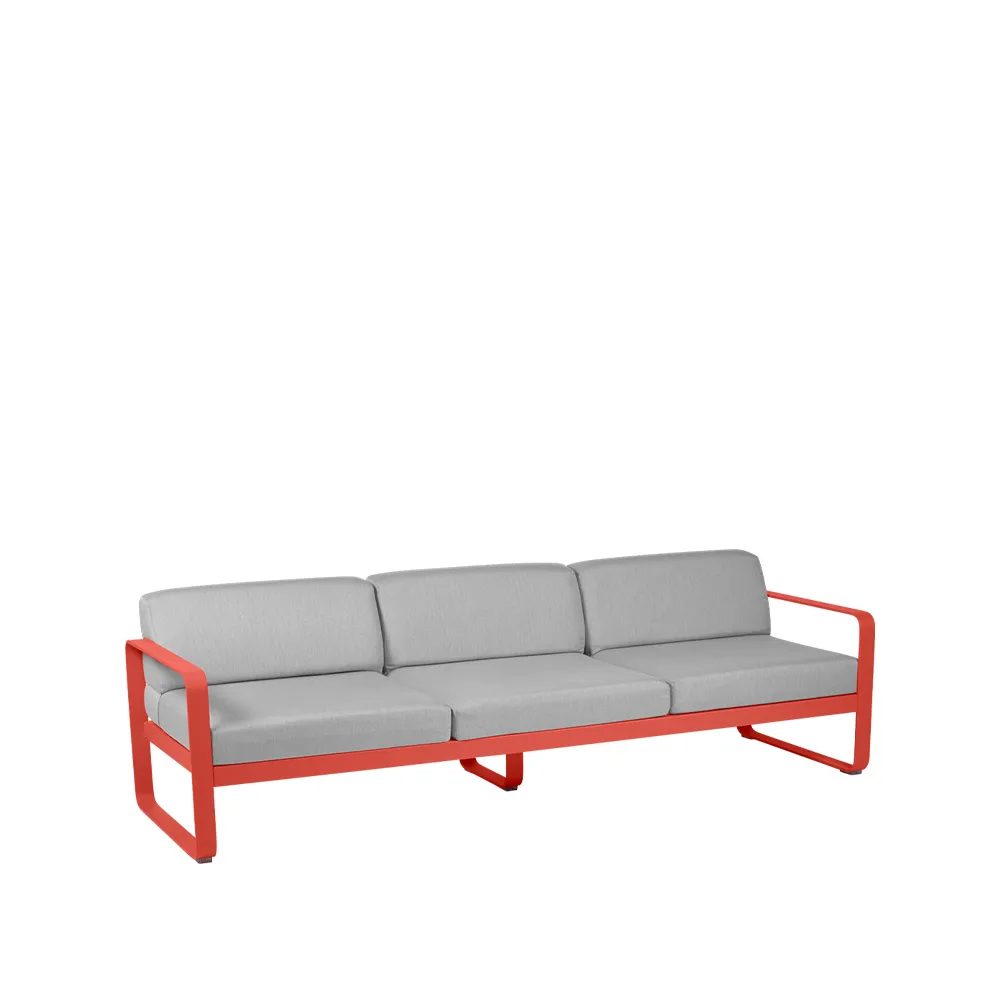 Bellevie sofa, 3-seters Capucine, flannel grey pute Fermob