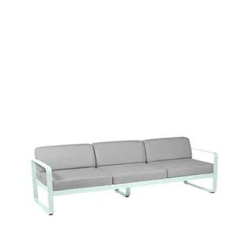 Bellevie sofa - 3-seters Ice mint (grønn), flannel grey pute - Fermob