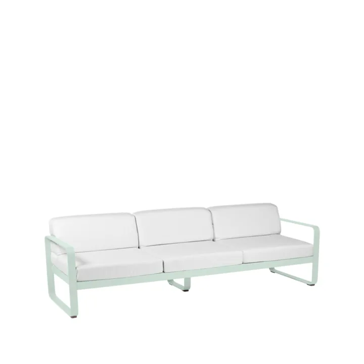 Bellevie sofa - 3-seters Ice mint (grønn)-off-white pute - Fermob