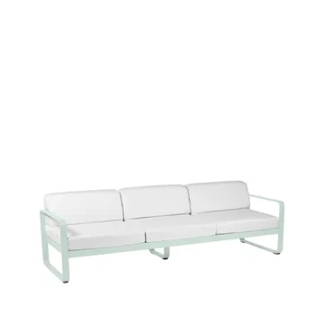 Bellevie sofa - 3-seters Ice mint-off-white pute - Fermob