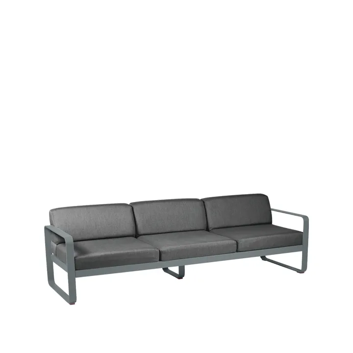 Bellevie sofa - 3-seters Storm grey, graphite grey pute - Fermob
