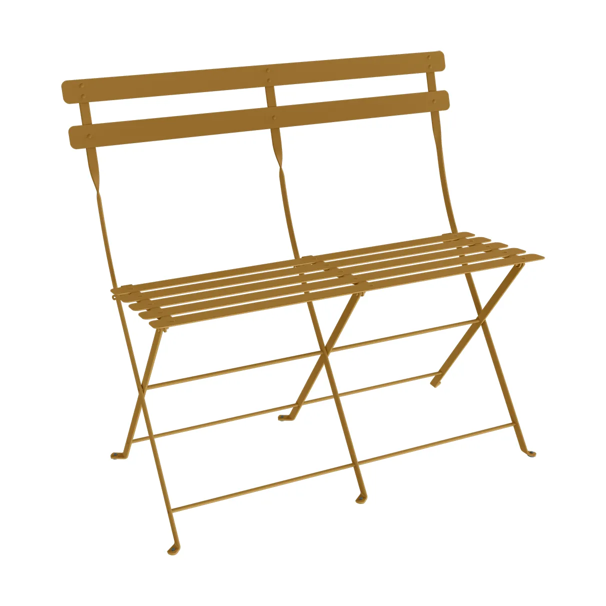 Bistro 2-seters benk med ryggstøtte, Gingerbread Fermob