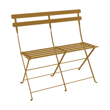 Bistro 2-seters benk med ryggstøtte - Gingerbread - Fermob