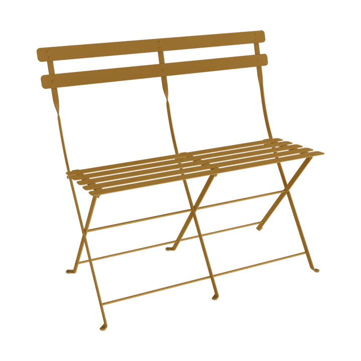 Bistro 2-seters benk med ryggstøtte - Gingerbread - Fermob