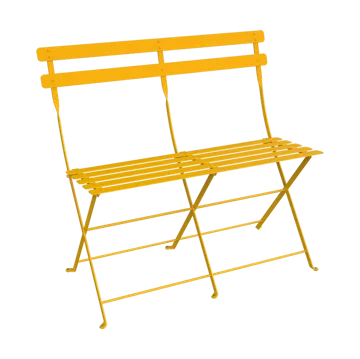 Bistro 2-seters benk med ryggstøtte - Honey - Fermob