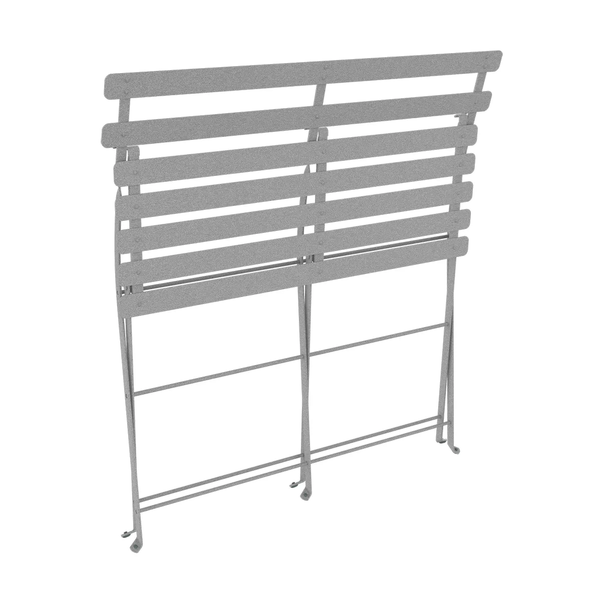 Bistro 2-seters benk med ryggstøtte, Lapilli Grey Fermob