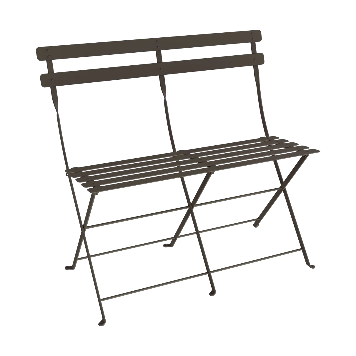 Bistro 2-seters benk med ryggstøtte, Tonka Fermob