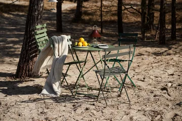 Bistro bord 117x77 cm + 4 stoler, Cactus - Fermob