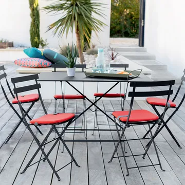 Bistro bord 117x77 cm - Black cherry (vinrød) - Fermob