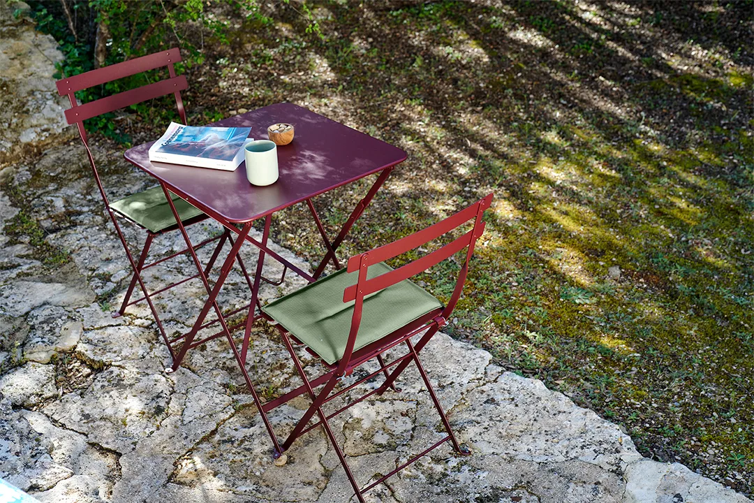 Bistro bord 57x57 cm, Red ochre (rød) Fermob