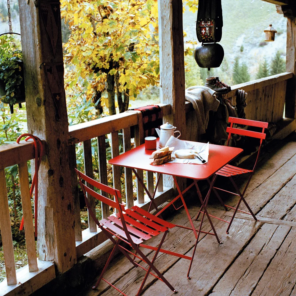 Bistro bord 57x57 cm, Red ochre (rød) Fermob