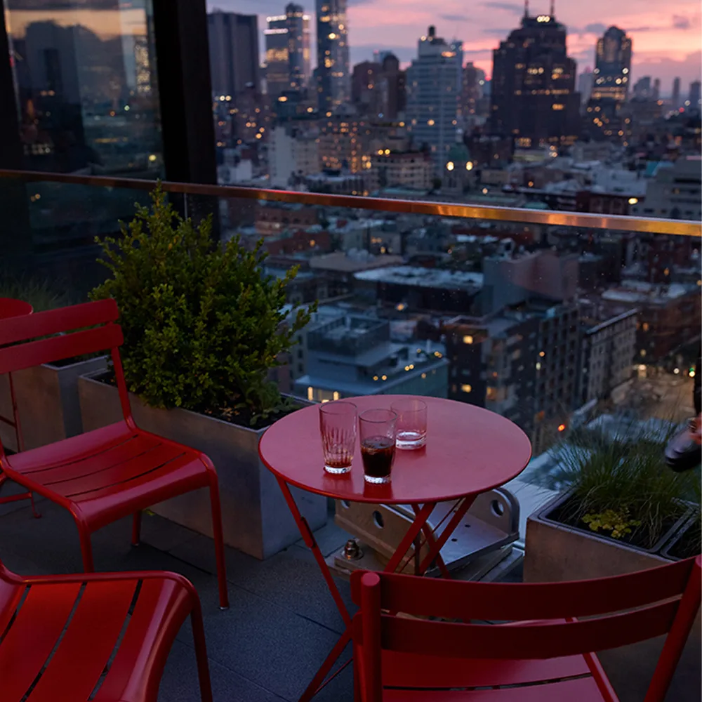 Bistro bord Ø60 cm, Clay grey Fermob