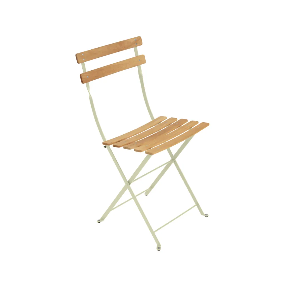 Bistro Natural stol, Willow green, oljet bøk Fermob