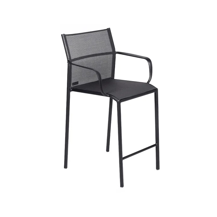 Cadiz barstol med armlener - Anthracite - Fermob