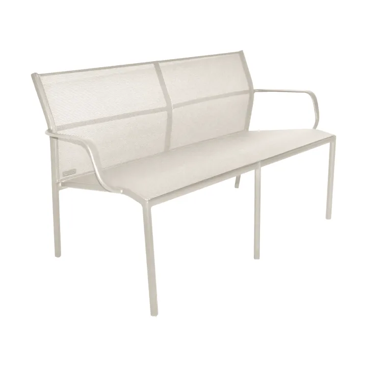 Cadiz benk 2-seter - Clay grey (grå) - Fermob