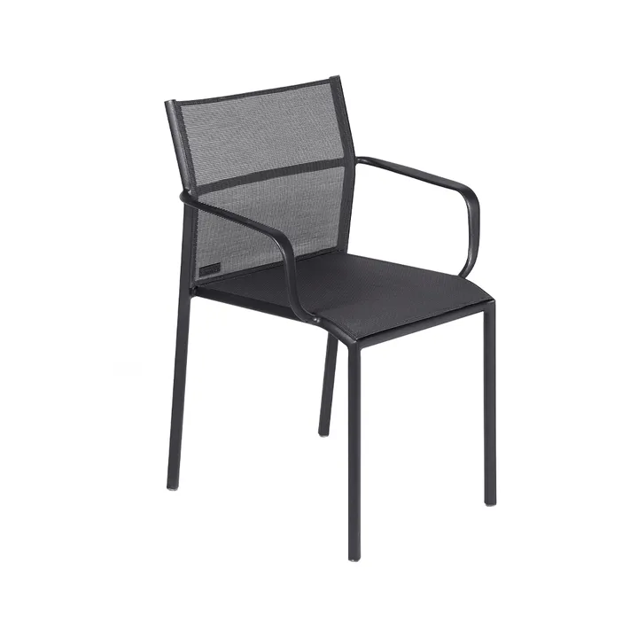 Cadiz stol med armlener - Anthracite (grå) - Fermob