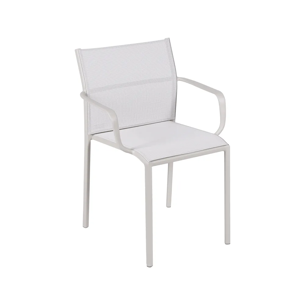 Cadiz stol med armlener, Clay grey Fermob
