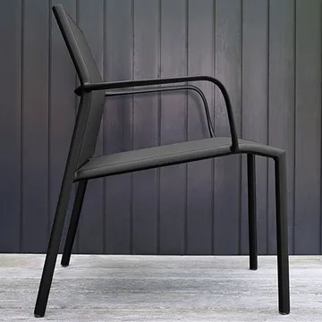Cadiz stol med armlener, lav - Clay grey (grå) - Fermob