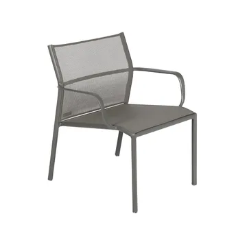 Cadiz stol med armlener, lav - Rosemary - Fermob