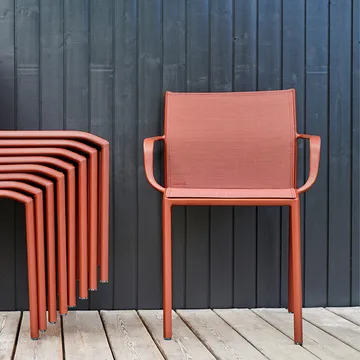 Cadiz stol med armlener - Red ochre (rød) - Fermob