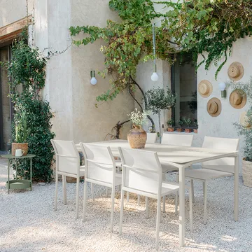 Calvi bord 195x95 cm - Storm grey - Fermob