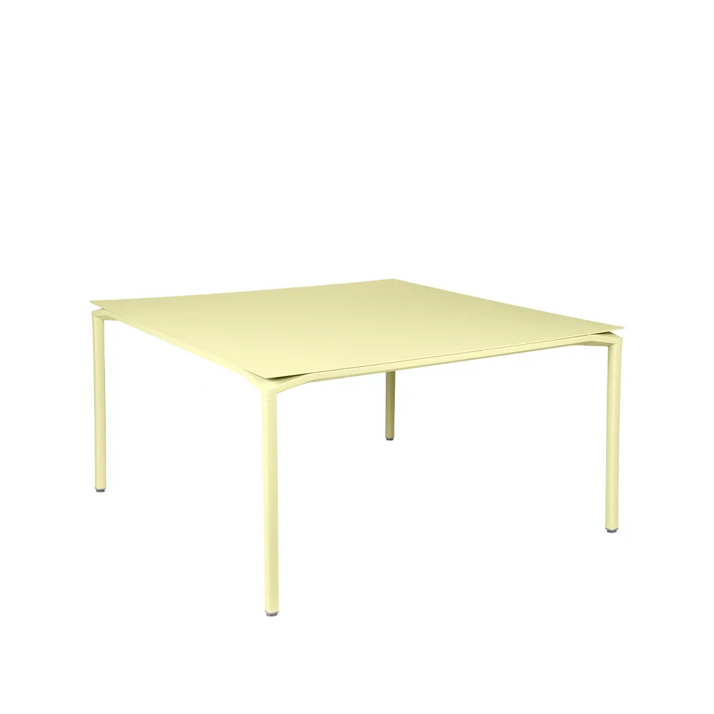 Calvi bord, kvadratisk 140x140 cm, Frosted lemon (gul) Fermob