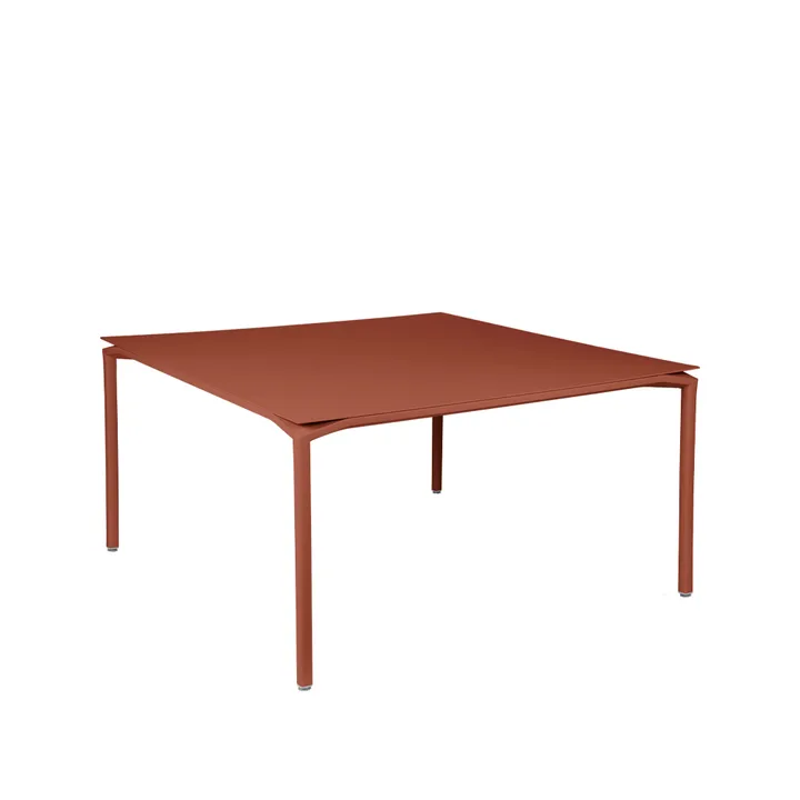 Calvi bord, kvadratisk 140x140 cm - Red ochre (rød) - Fermob