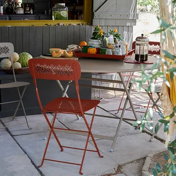 Caractere bord Ø128 cm - Frosted lemon - Fermob