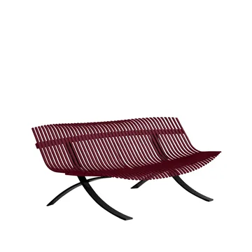 Charivari benk - Black cherry (vinrød) - Fermob