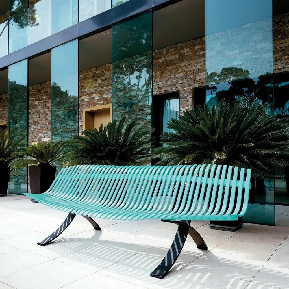 Charivari benk, Cedar green Fermob