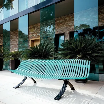 Charivari benk - Chili - Fermob