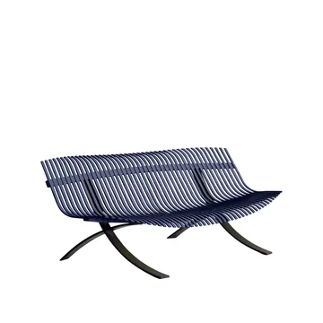 Charivari benk - Deep blue - Fermob