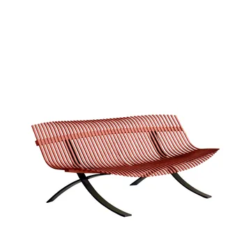 Charivari benk - Red ochre - Fermob