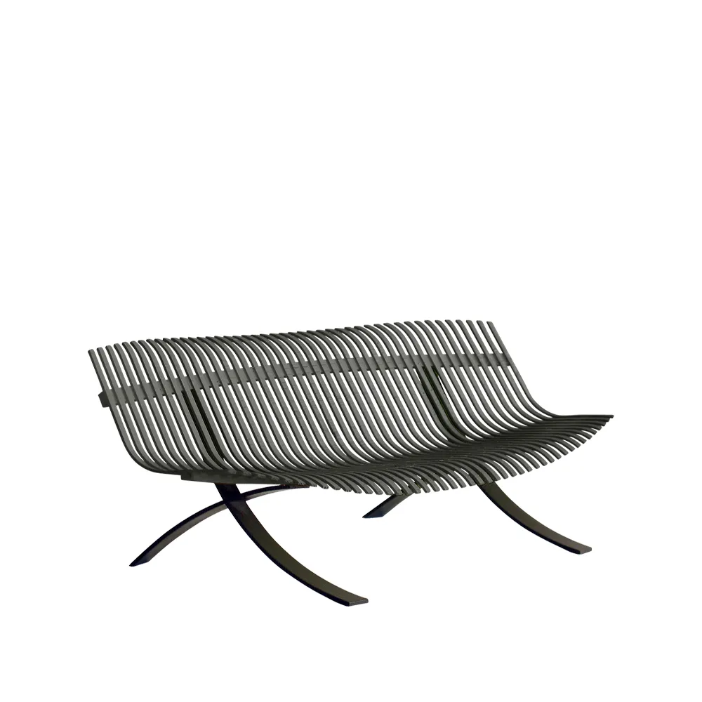 Charivari benk, Rosemary (grønn) Fermob