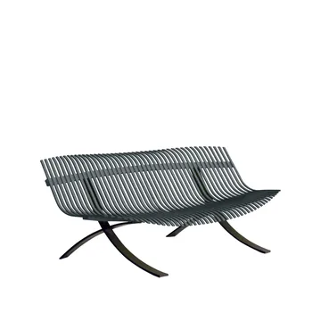 Charivari benk - Storm grey - Fermob