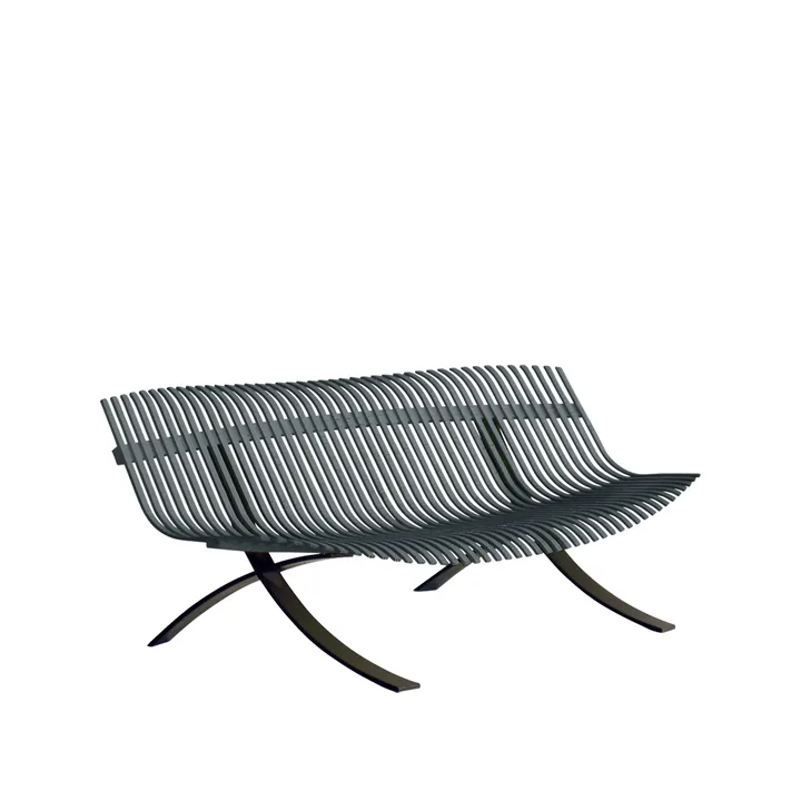Charivari benk - Storm grey - Fermob
