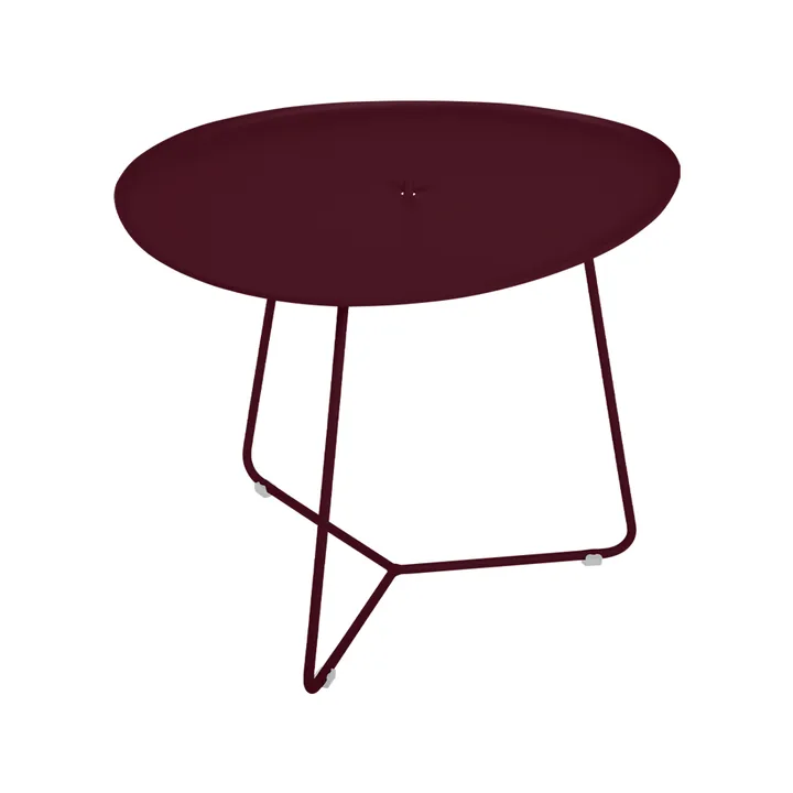 Cocotte bord, lavt - Black cherry (vinrød) - Fermob