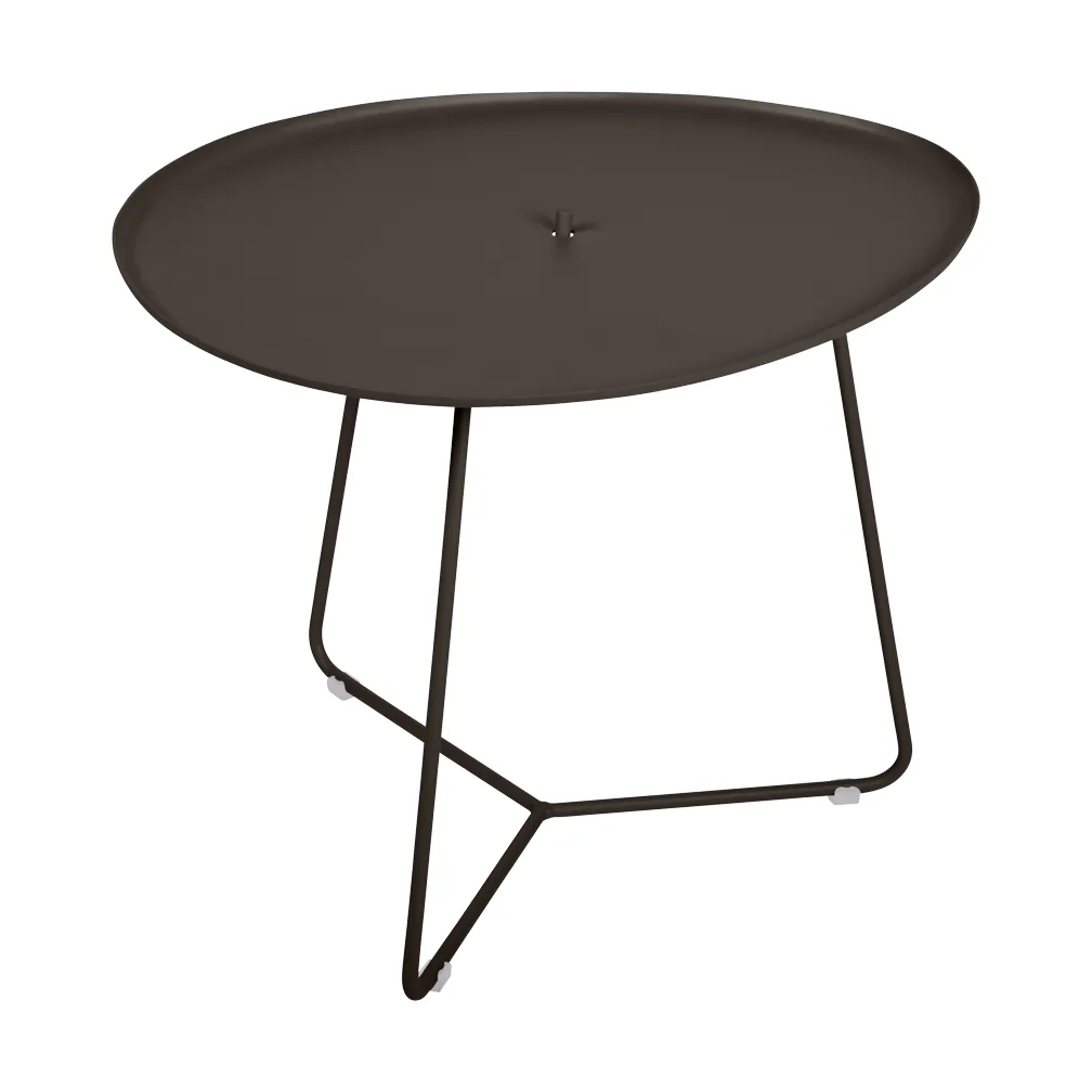 Cocotte bord, lavt, Tonka (brun) Fermob