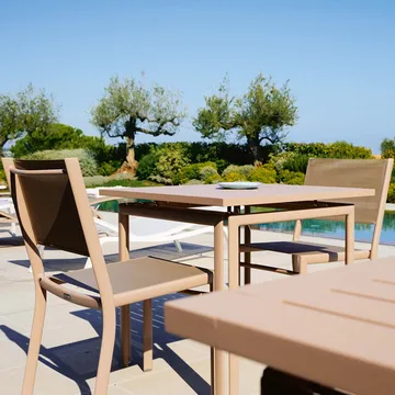 Costa bord 80x80 cm - Anthracite - Fermob