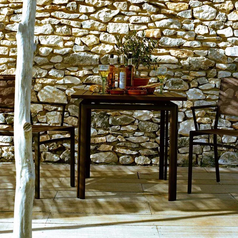 Costa bord 80x80 cm, Clay grey Fermob