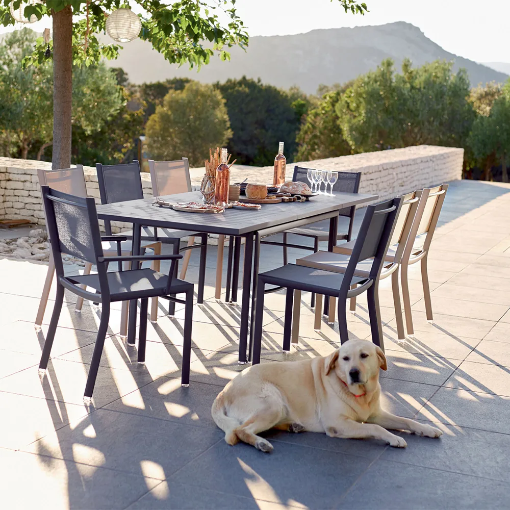 Costa spisebord, Clay grey Fermob