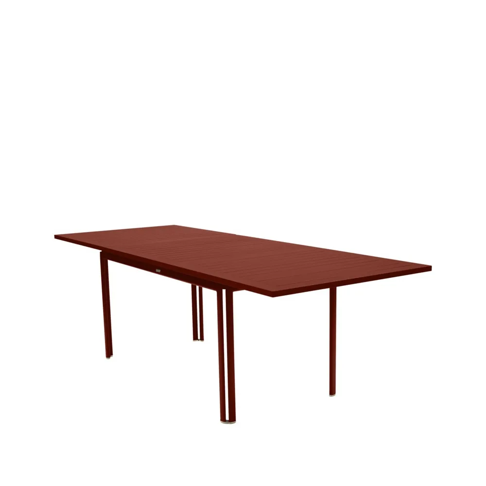 Costa spisebord med ileggsplate, Red ochre (rød) Fermob