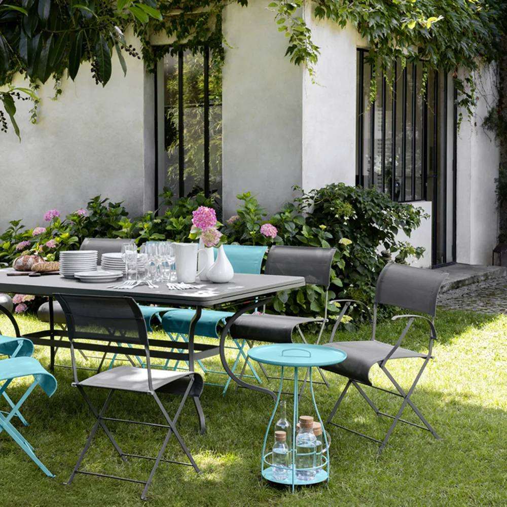 Dune Premium stol med armlener, Anthracite Fermob