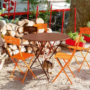 Floreal bord Ø96 cm - Red ochre - Fermob