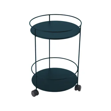Guinguette sidebord med hjul - Acapulco blue (blå) - Fermob