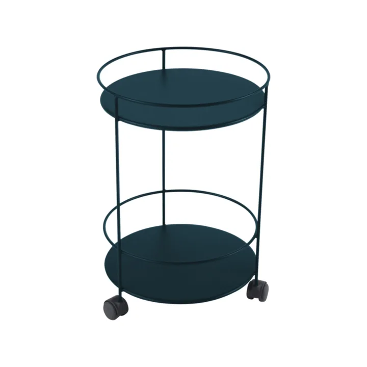 Guinguette sidebord med hjul - Acapulco blue (blå) - Fermob