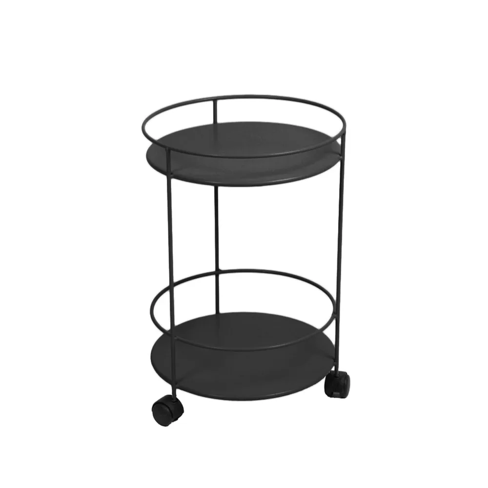 Guinguette sidebord med hjul, Anthracite (grå) Fermob